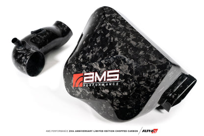 CS Motoring - AMS PERFORMANCE TOYOTA GR SUPRA CHOPPED CARBON FIBER AIR INTAKE for aftermarket B58 MKV racing 2024 engines