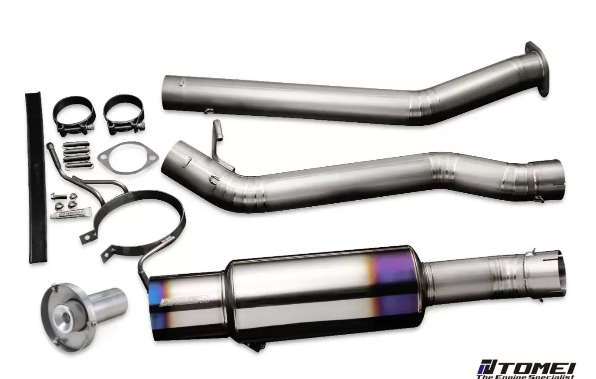 Tomei Expreme Ti Titanium Catback Exhaust Nissan 240SX S13 89-94 - CS Motoring - Silvia 180sx togue TF power sound note sr20det ka24de