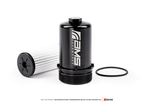 CS Motoring - AMS PERFORMANCE R8/HURACAN DL800 TRANSMISSION BILLET FILTER HOUSING for audi and lamborghini e85 racing aftermarket engines