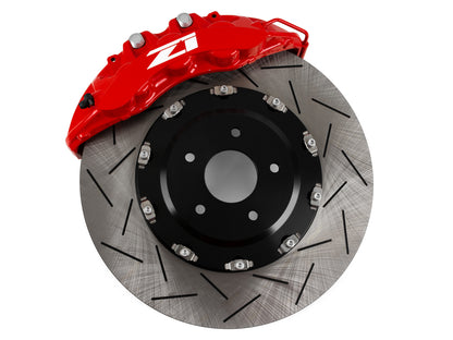 CS Motoring - Z1 2023+ Nissan Z Track Big Brake Kit (Front & Rear) for aftermarket braking track street stopping power red