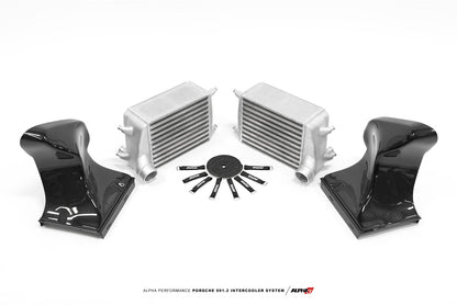 CS Motoring - AMS PERFORMANCE PORSCHE 991.2 CARRERA INTERCOOLER SYSTEM for aftermarket turbocharged 911 