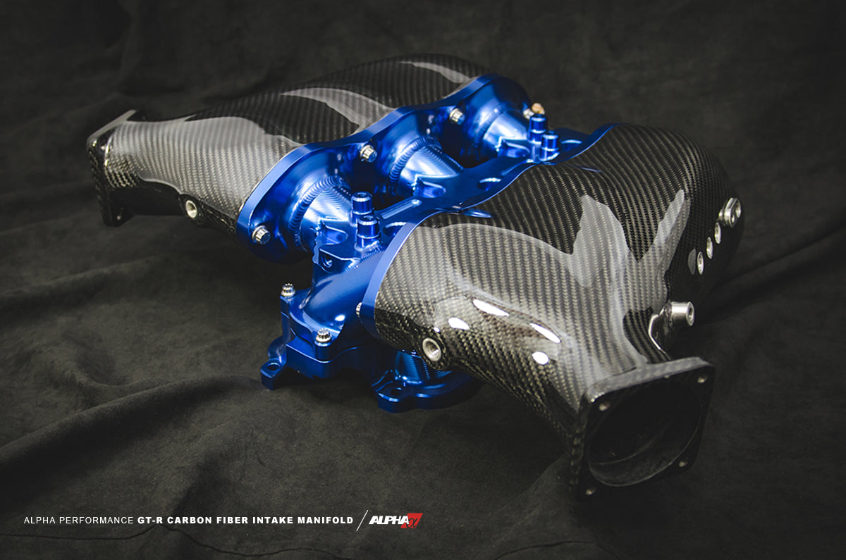 CS Motoring - AMS PERFORMANCE R35 GT-R CARBON FIBER INTAKE MANIFOLD for aftermarket VR38 R35 E85 engines