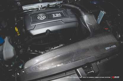 AMS PERFORMANCE 2015-2019 VW GOLF R MK7 CARBON FIBER INTAKE SYSTEM - boost tuning horsepower airflow