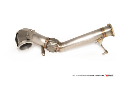 AMS PERFORMANCE 2015-2019 VW GOLF R MK7 3″ DOWNPIPE downpipe, exhaust, performance, power, upgrade, aftermarket, turbo, horsepower, boost, tuning, MK7, VW