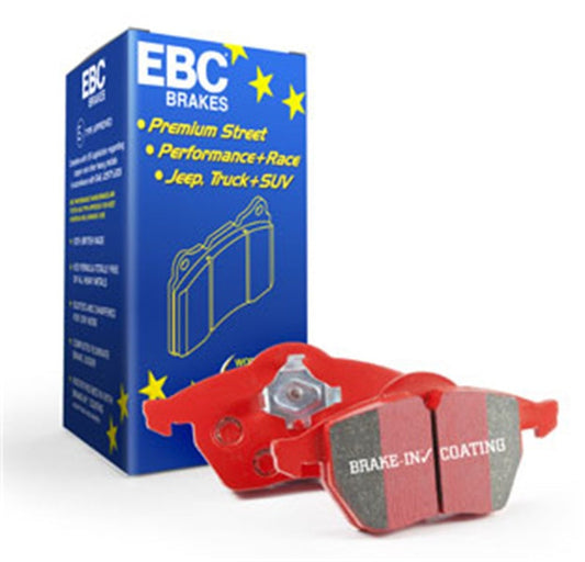 EBC 2018-2021 STI Redstuff Rear Brake Pads wrx sti subaru racing braking performance for boosted turbocharged cars, CS Motoring