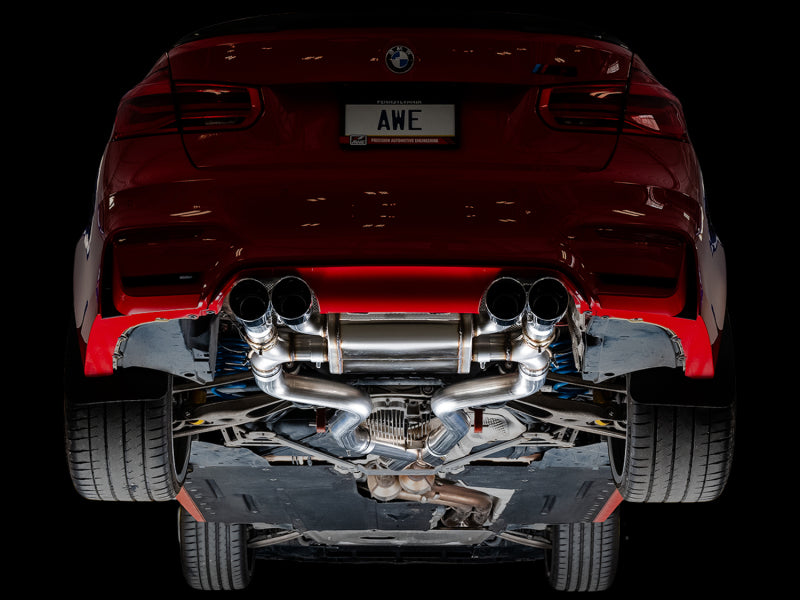 CS Motoring - AWE Tuning BMW F8X M3/M4 SwitchPath Catback Exhaust for awd rwd F80 F82 euro turbo boosted loud racing cars valved