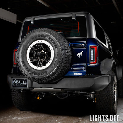 Oracle Lighting 21-22 Ford Bronco Flush Style LED Taillights for aftermarket offroad overland 4x4 lighting