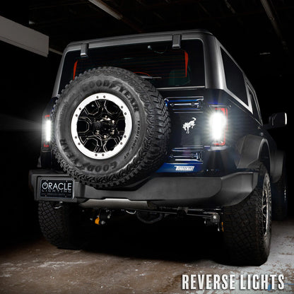 Oracle Lighting 21-22 Ford Bronco Flush Style LED Taillights for aftermarket offroad overland 4x4 lighting