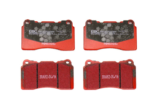 CS Motoring - EBC 2002-2005 & 2008-2010 Subaru WRX Redstuff Front Brake Pads for aftermarket racing awd