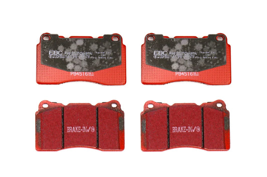 CS Motoring - EBC 2008-2021 Subaru WRX Redstuff Rear Brake Pads for aftermarket street track braking racing