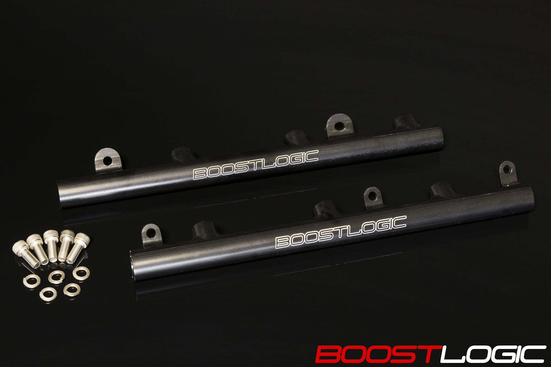 CS Motoring - Boost Logic Fuel Rail (Pair Only) R35 Nissan GTR 09+ for aftermarket flex fuel e85 fueling on turbo boosted vr38 racing engine