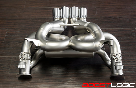 CS Motoring - Boost Logic Lamborghini Aventador Exhaust for aftermarket v12 loud aggressive power and sound