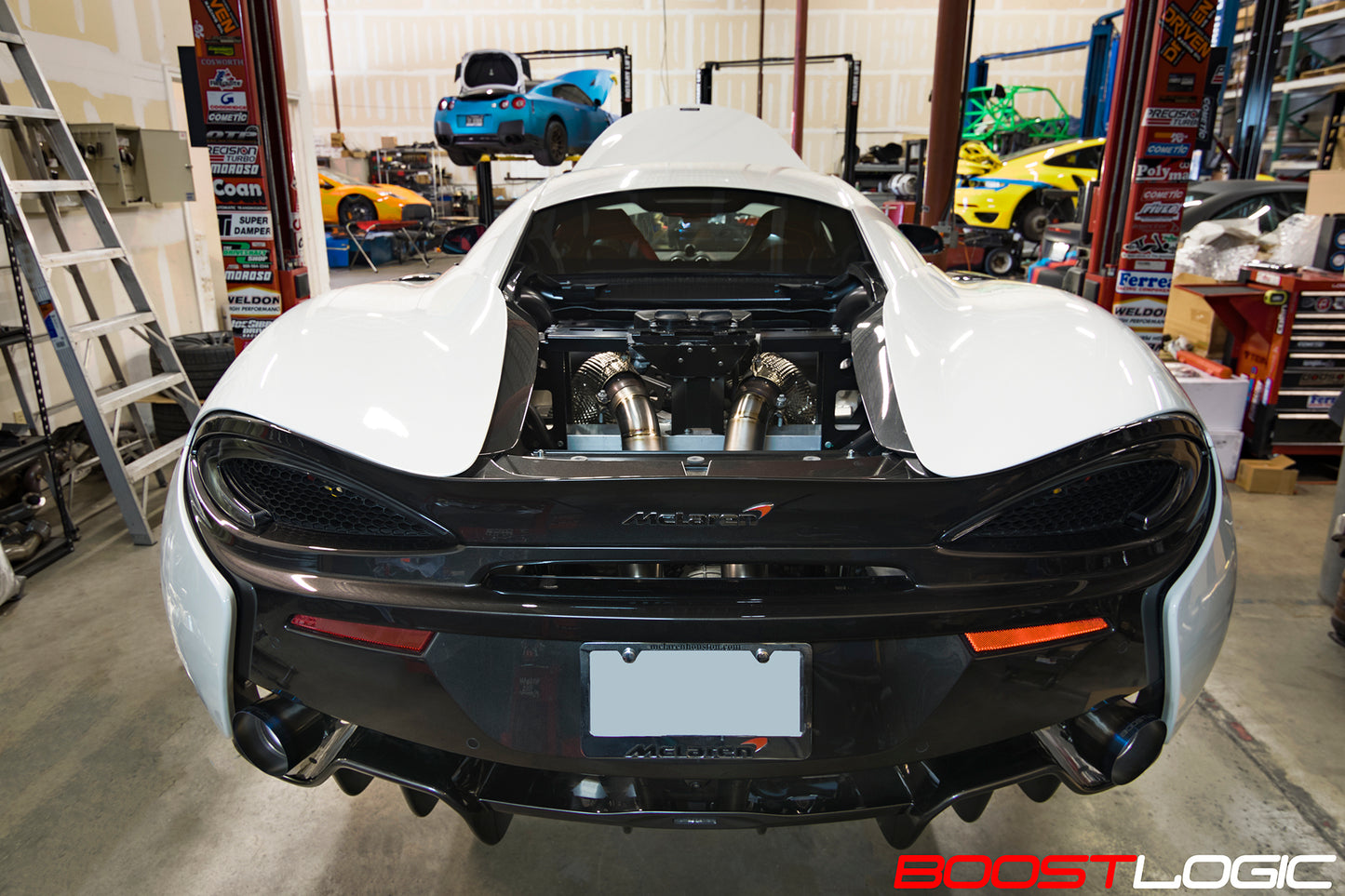 CS Motoring - Boost Logic 570S Titanium Exhaust mclaren supercar loud flames for aftermarket fast racing cars