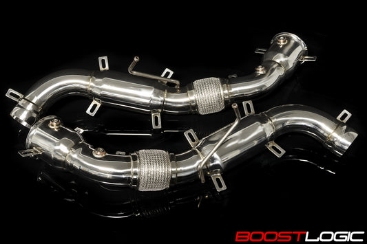 CS Motoring - Boost Logic McLaren 570S Downpipes for aftermarket turbo spool sound added horsepower