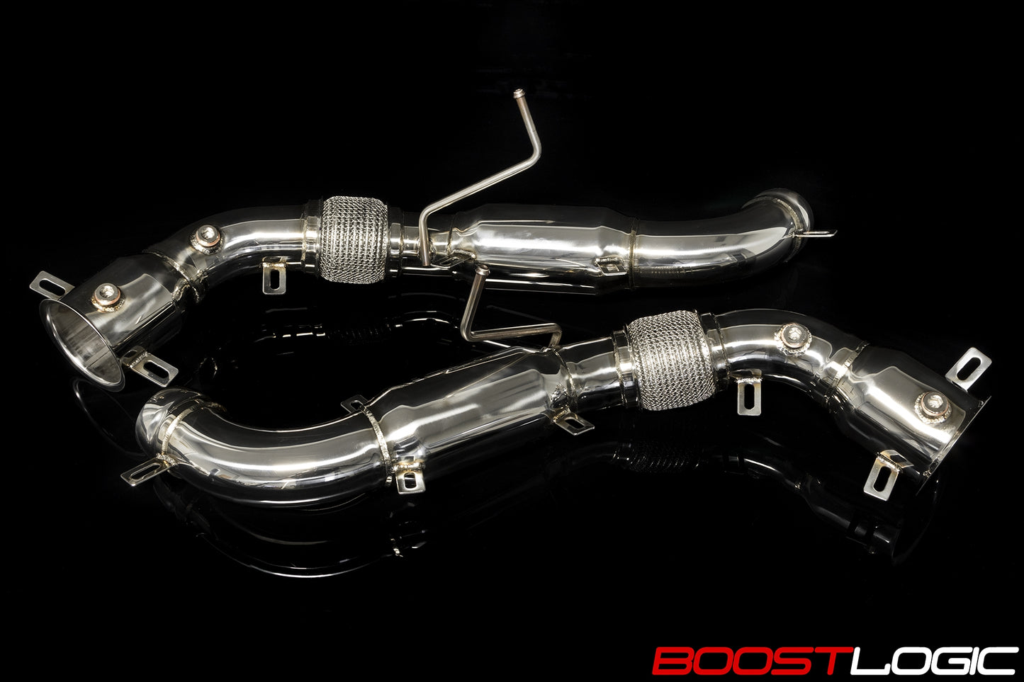 CS Motoring - Boost Logic McLaren 570S Downpipes for aftermarket turbo spool sound added horsepower