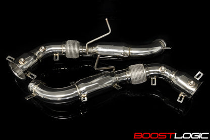 CS Motoring - Boost Logic McLaren 570S Downpipes for aftermarket turbo spool sound added horsepower