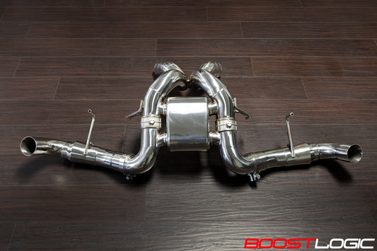 CS Motoring - Boost Logic McLaren 570S Stainless Exhaust for aftermarket exotic sports loud spool turbo engine