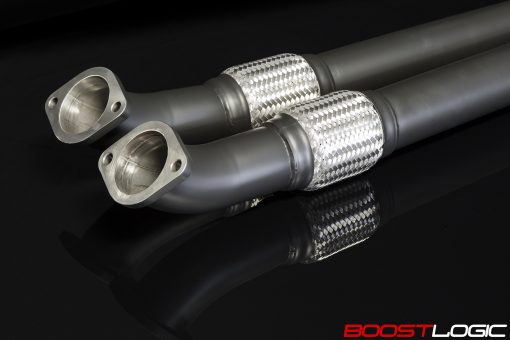 CS Motoring - Boost Logic Midpipe (Y-Pipe) Nissan R35 GTR 09+ (Coated) for aftermarket horsepower loud exhaust spool sound on vr38