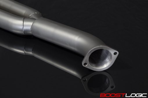 CS Motoring - Boost Logic Midpipe (Y-Pipe) Nissan R35 GTR 09+ (Coated) for aftermarket horsepower loud exhaust spool sound on vr38