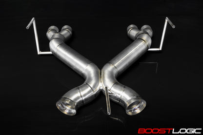 CS Motoring - Boost Logic McLaren MP4-12c / 650s Titanium Exhaust for aftermarket exotic supercars turbo spool horsepower aggressive loud sound