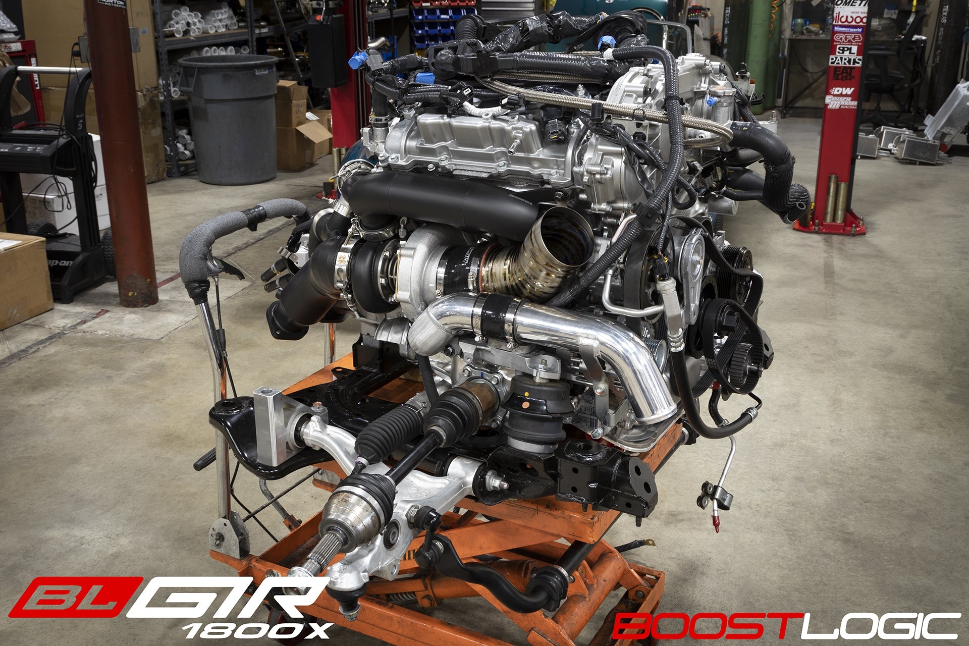 CS Motoring - Boost Logic Nissan GTR R35 1800x Turbo Kit for aftermarket e85 flex fueling Nissan racing VR38 Tuning