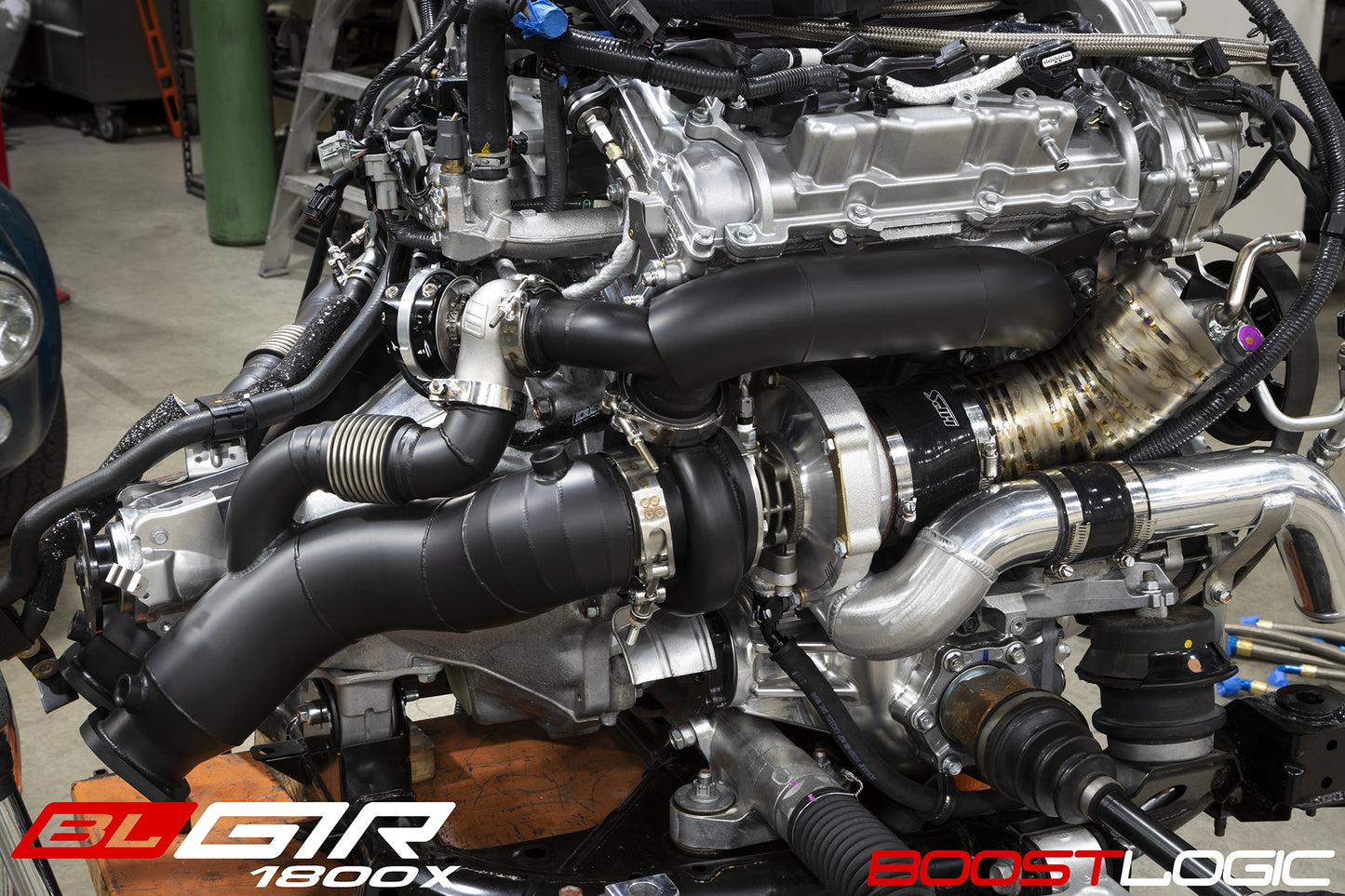 CS Motoring - Boost Logic Nissan GTR R35 1800x Turbo Kit for aftermarket e85 flex fueling Nissan racing VR38 Tuning