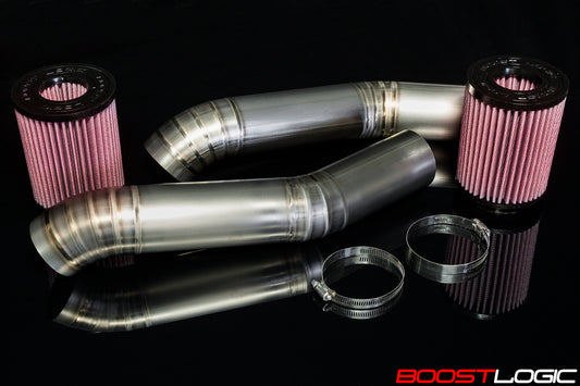 CS Motoring - Boost Logic 3″ Titanium Intake Kit Nissan R35 GTR 09+ for vr38 aftermarket upgrade airflow race cars