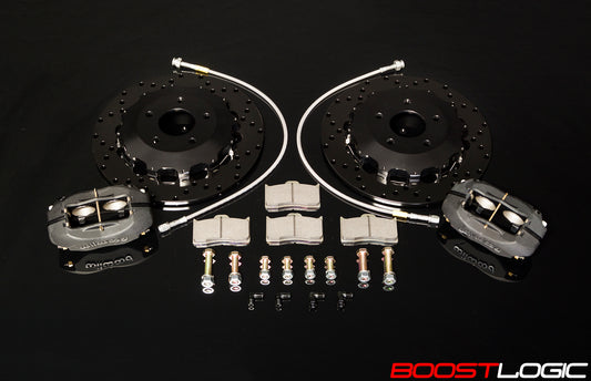 CS Motoring - Boost Logic Lightweight Drag Racing Brake Kit Nissan R35 GTR 09+ for aftermarket drag roll racing vr38