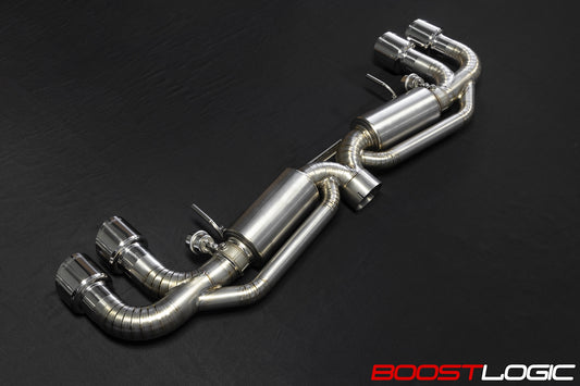 CS Motoring - Boost Logic 4″ Valved Titanium Exhaust Nissan GTR