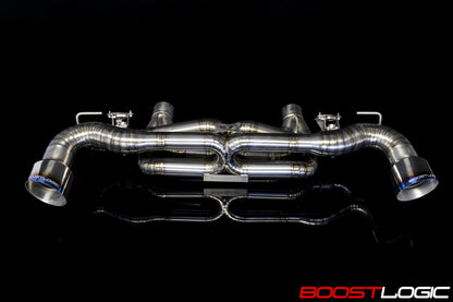 CS Motoring - Boost Logic MKV Toyota Supra Titanium Exhaust for aftermarket loud b58 track tuning turbo