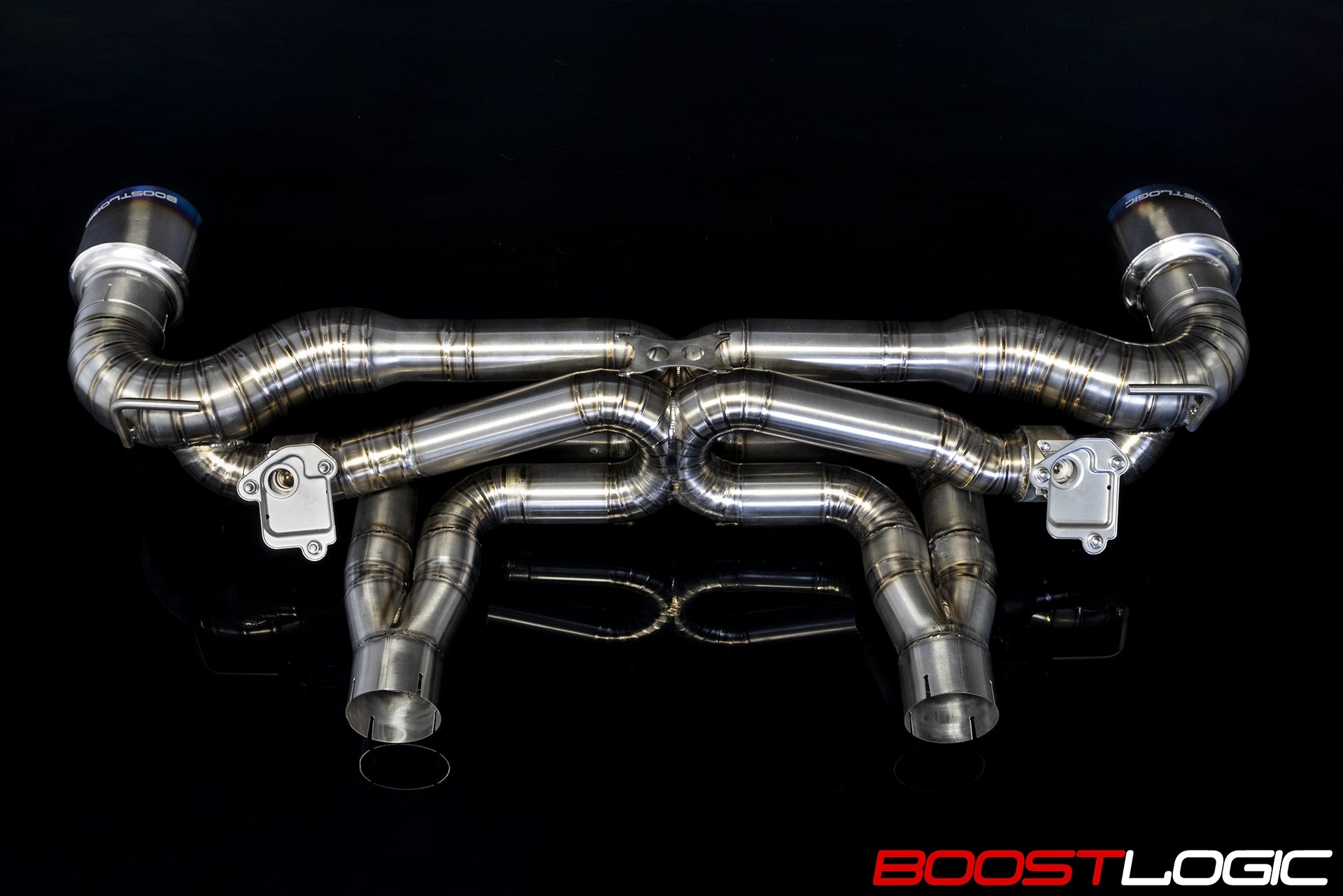 CS Motoring - Boost Logic MKV Toyota Supra Titanium Exhaust for aftermarket loud b58 track tuning turbo