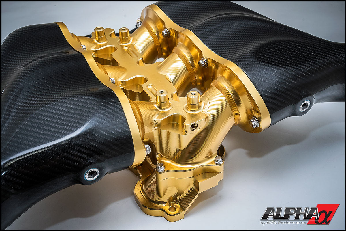 CS Motoring - AMS PERFORMANCE R35 GT-R CARBON FIBER INTAKE MANIFOLD for aftermarket VR38 R35 E85 engines