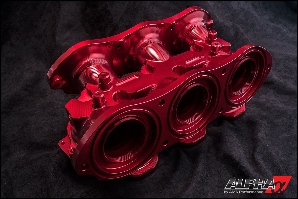 CS Motoring - AMS PERFORMANCE R35 GT-R CARBON FIBER INTAKE MANIFOLD for aftermarket VR38 R35 E85 engines