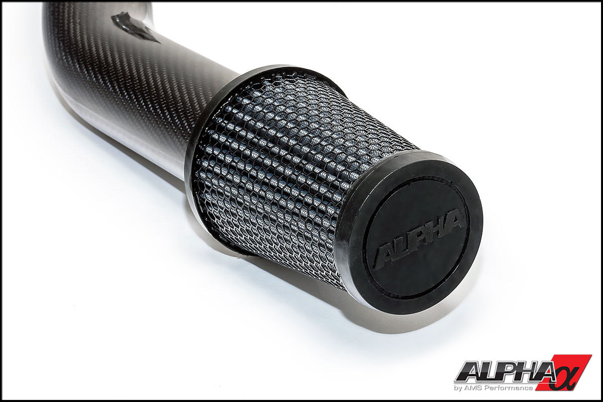 CS Motoring - AMS PERFORMANCE R35 GTR CARBON FIBER COLD AIR INTAKE for aftermarket R35 VR38 speed density induction