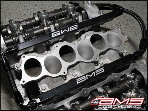 CS Motoring - AMS PERFORMANCE R35 GTR FUEL RAIL UPGRADE for aftermarket turbocharged VR38 racing engines