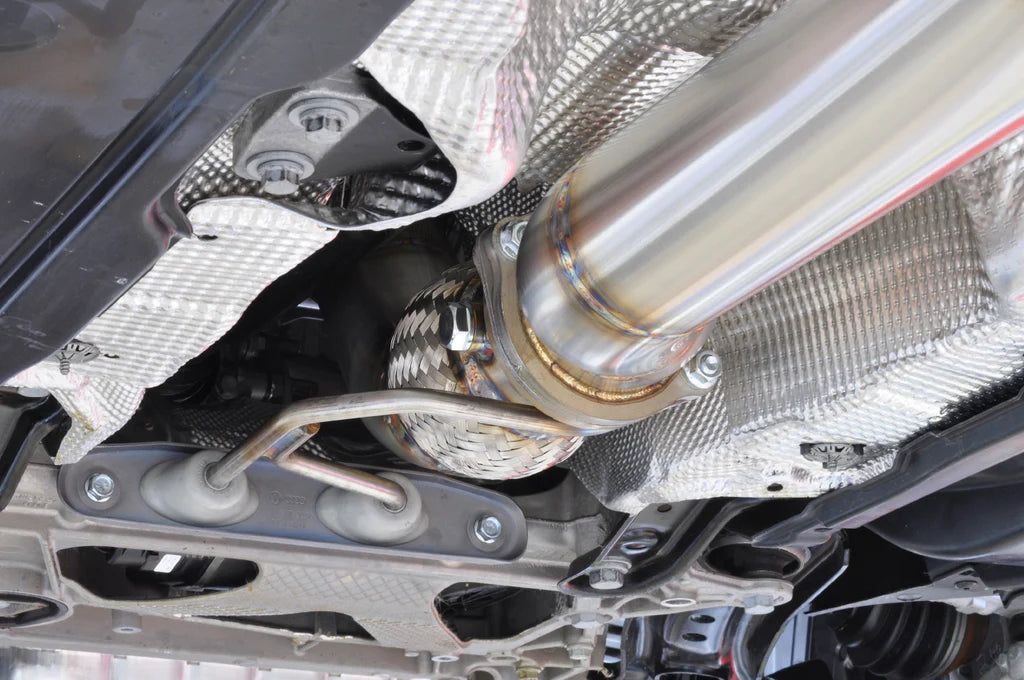 STM Audi RS3/TTRS Downpipe - CS Motoring for aftermarket turbo spool boost loud