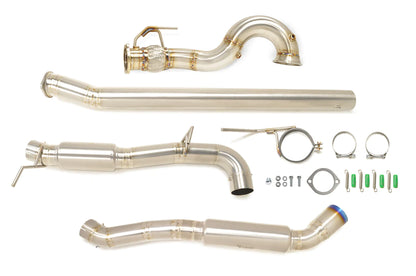 STM Audi RS3 Titanium Single Exit Turbo-Back Exhaust - CS Motoring for aftermarket awd turbo loud catback