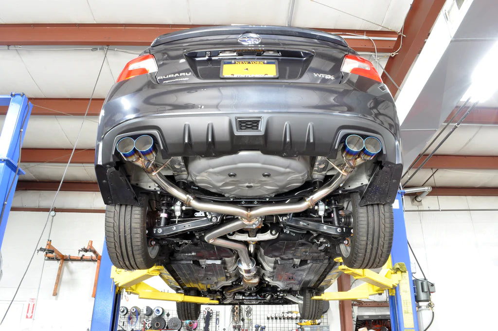 CS Motoring - STM Subaru WRX/STi 2015-2020 Cat-Back Exhaust for aftermarket loud boost spool sound burnt