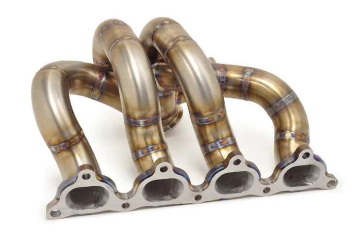 STM Mitsubishi Evo 4-9 Forward-Facing V-Band Turbo Exhaust Manifold - CS Motoring - for aftermarket turbo garrett boost built jdm 4g63