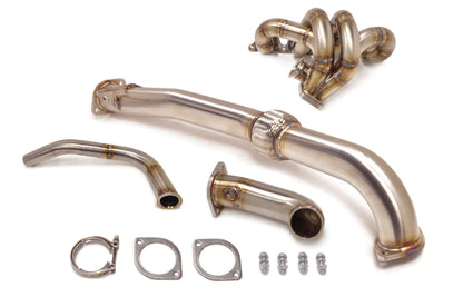 STM Mitsubishi Evo 7/8/9 Forward Facing T3 Hot Parts Kit for aftermarket 4g63 turbo built boost racing external dump