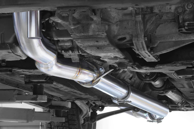 STM Evo 7/8/9 Titanium V-Band 3.5in Exhaust for FF 6870 Turbo Kit for aftermarket turbo kit spool loud sound - CS Motoring