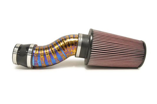 STM 3.5" Titanium SD Intake Burned Blue (No MAF) for Evo 8/9 for aftermarket turbo spool awd burnt performance