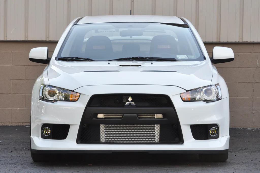 STM Mitsubishi Evo X 4B11 Street Intercooler - CS Motoring for aftermarket air flow cooling FMIC evolution 10 tuning