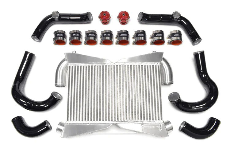 CS Motoring - STM Nissan R35 GTR Street Intercooler Kit for aftermarket boost cooling fmic race vr38 gloss black