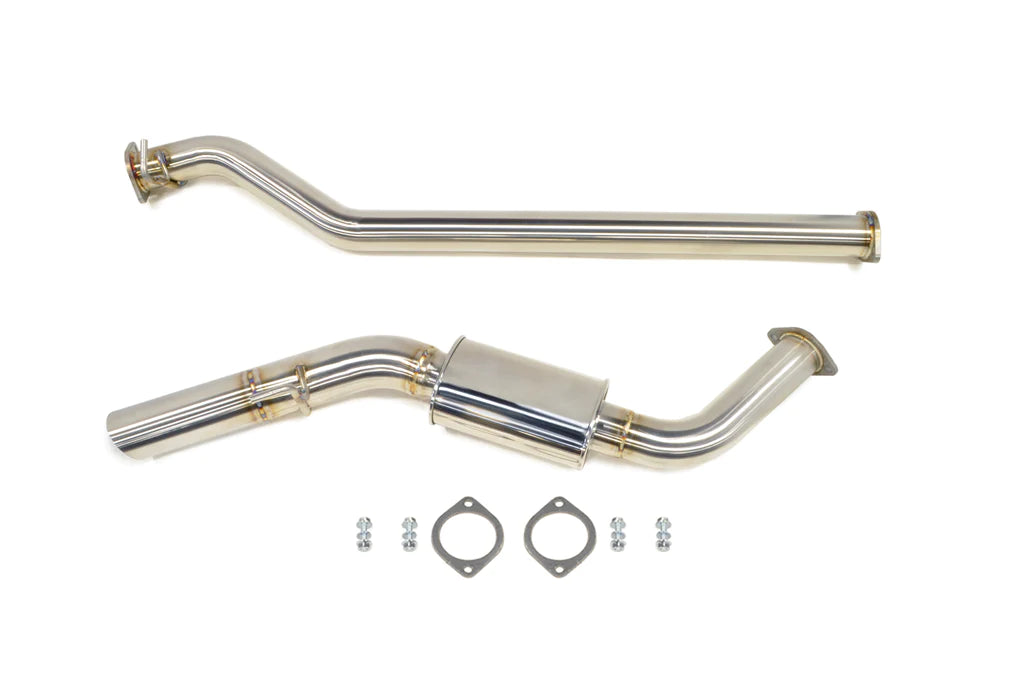 CS Motoring - STM Stainless Single Exit Cat-Back Exhaust for 2022+ Subaru WRX for aftermarket flow horsepower response loud sound