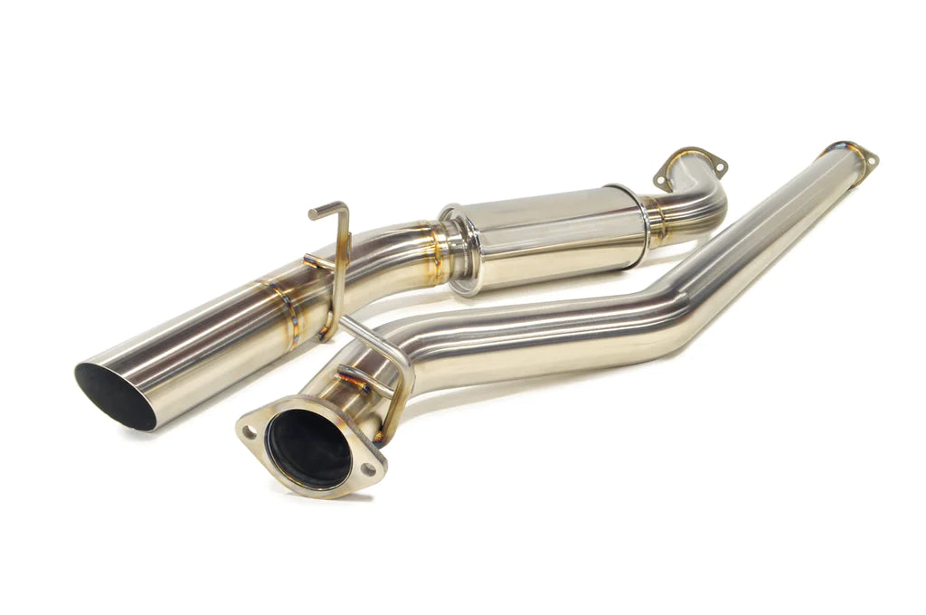 CS Motoring - STM Stainless Single Exit Cat-Back Exhaust for 2022+ Subaru WRX for aftermarket flow horsepower response loud sound