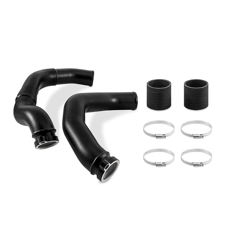 Mishimoto 2015-2020 BMW F80 M3/M4 Intercooler Pipe Kit -CS Motoring for aftermarket powdercoat air water performance black wrinkle